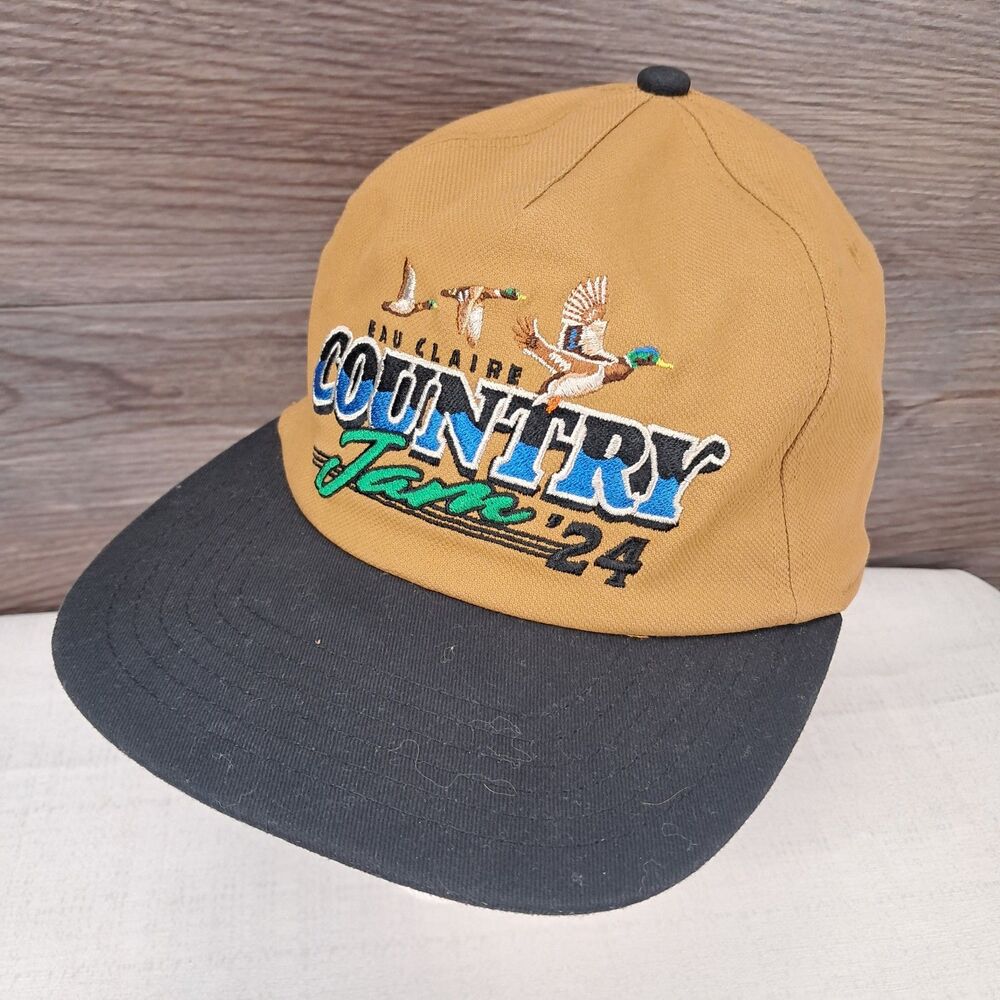 2024 Country Jam Eau Claie WI Hat Cap Snapback Adjustable Concert Merch